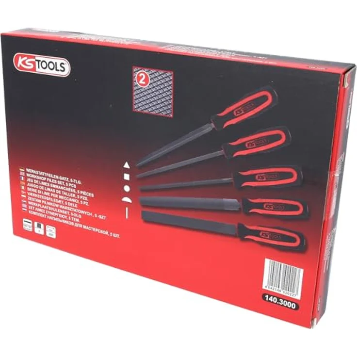 KS Tools 140.3000 Werkstattfeilen-Satz, 5-tlg. – Bild 6