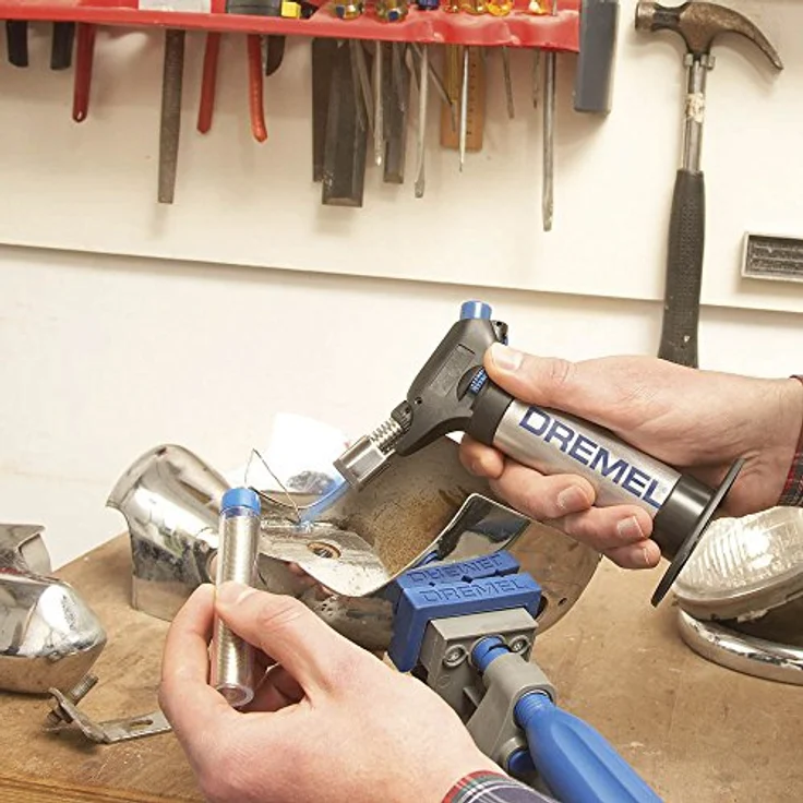 Dremel 2200 VersaFlame Stationären Brenner - Butangas-Lötlampe, Gasbrenner und Löt-Set (mit 4 Zubehören zum Löten, Schrumpfen, Schweißen, Flambieren) – Bild 5
