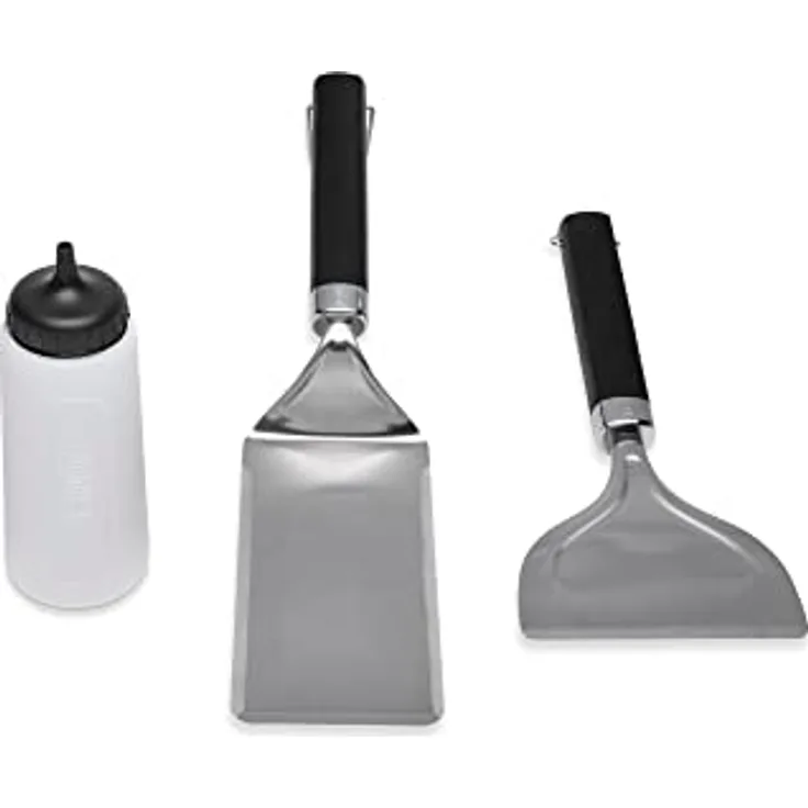 Weber 6777 Starter 3PC Griddle Tool Set, Silver