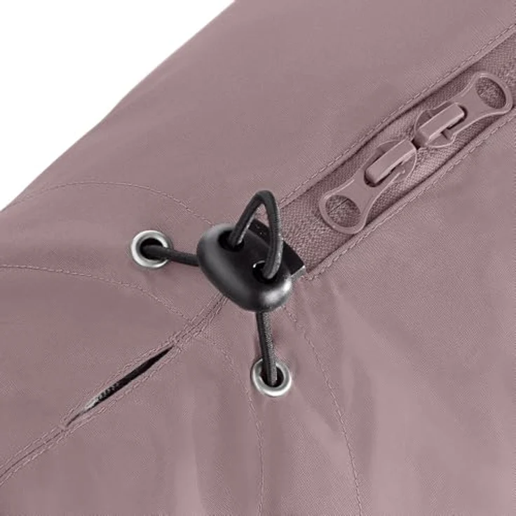 HUNTER Hundemantel Uppsala 2in1, schwarz, Größe 27,5, reflektierende Paspeln, herausknüpfbarem Innenfutter – Bild 3