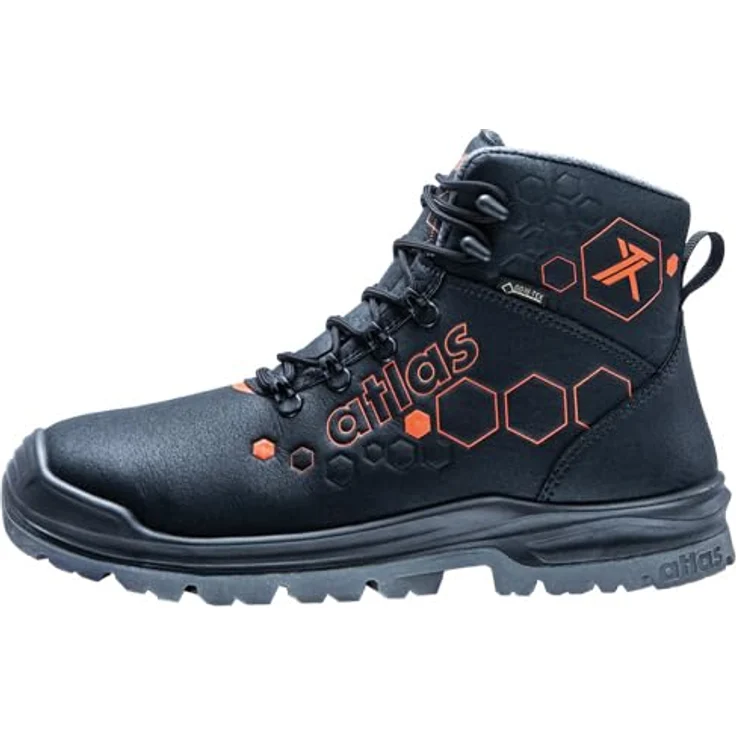 Atlas XT 520 GTX SRC S3, knöchelhoher Sicherheitsschuh mit Alu-Kappe, ESD-Ausstattung, Größe 45 – Bild 2