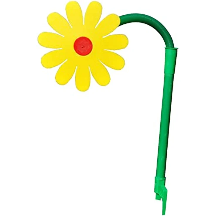 4U-Onlinehandel Spritzblume Rasensprinkler mit Erdspieß Rasensprenger Tanzende Blume Bewässerung – Bild 3