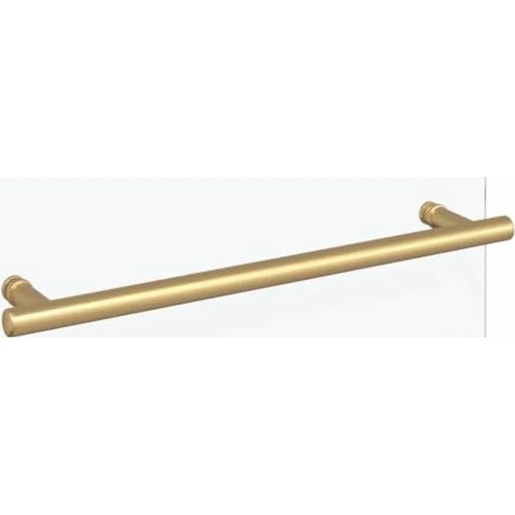 vidaXL Duschwand Duschabtrennung Gold, 120 x 140 cm, ESG-Glas und Aluminium, faltbar und drehbar – Bild 9