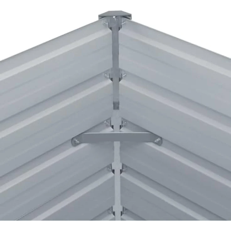 vidaXL Hochbeet 160 x 80 x 45 cm Verzinkter Stahl Anthrazit – Bild 6