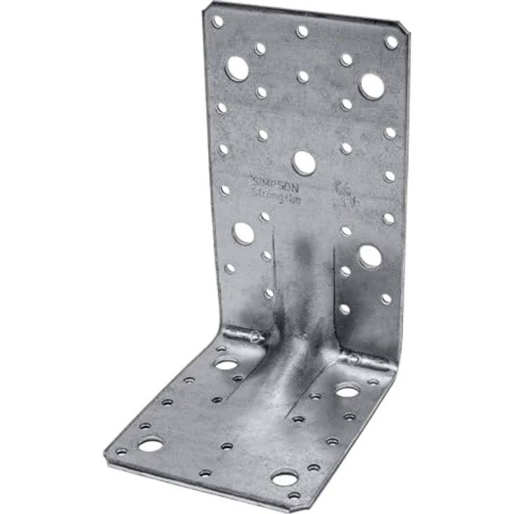 SIMPSON Winkelverbinder E20/3, 170x113x95 mm, feuerverzinkter Stahl, hohe Kraftübertragung – Bild 1