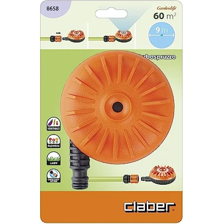 Claber 8658 Turbo Jet Rotierender Rasensprenger – Bild 3