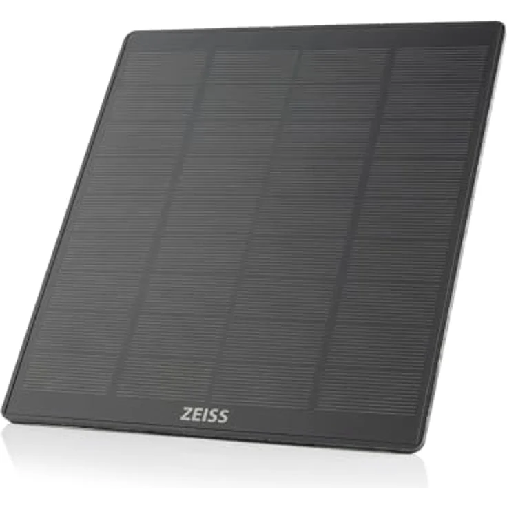 Zeiss Solar Panel Pro, Solarmodul mit 12W Nennleistung, wetterfest, integrierter 37 Wh Li-Ion-Akku, 6V-12V kompatibel, inkl. Halterung und 5m Anschlusskabel. – Bild 1