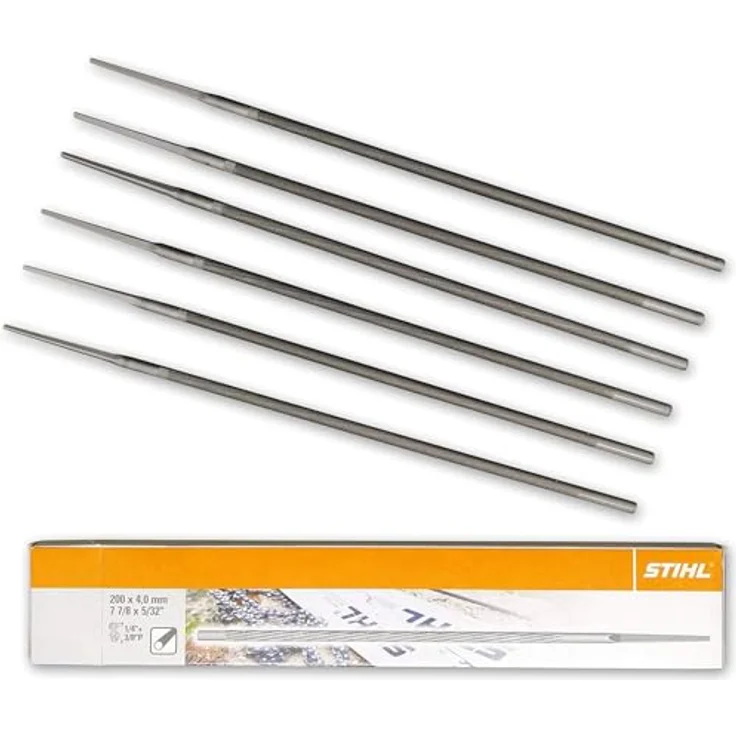 STIHL Rundfeile 4,0 mm x 200 mm, 6er Set für Sägeketten 1/4" und 3/8" PICCO – Bild 2