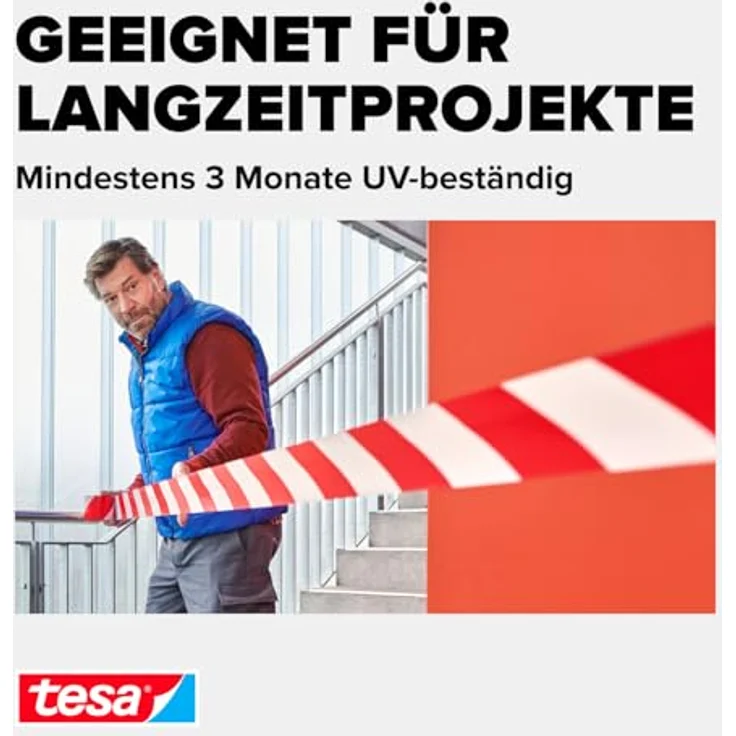 TESA Signal Absperrband 58137-00-00 (L x B) 100m x 80mm - Preisvergleich – Bild 4