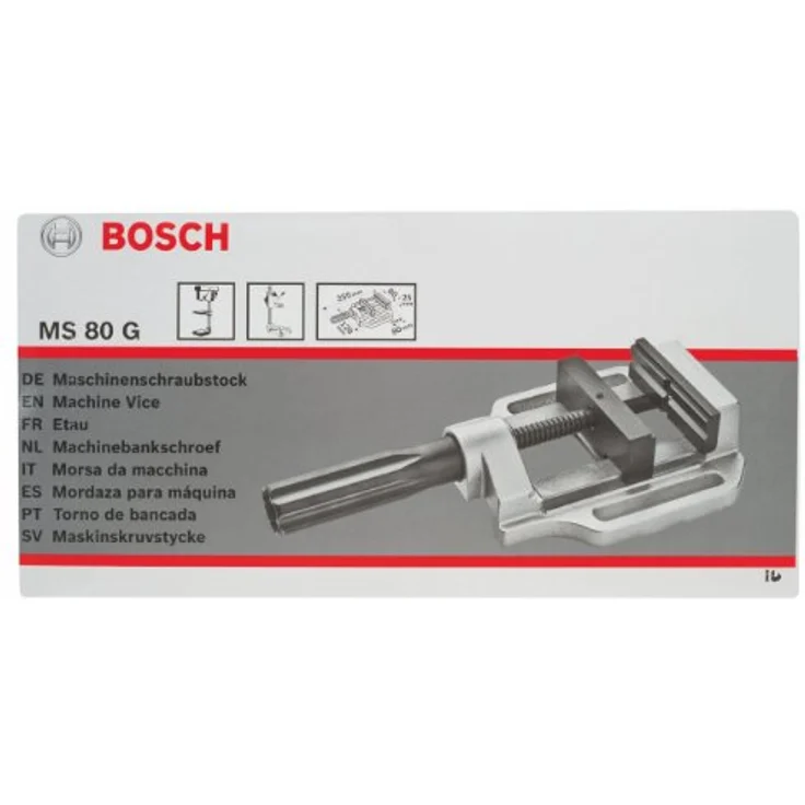 Bosch Professional Zubehör 2608030056 Maschinenschraubstock MS 80 G 100 mm, 80 mm, 80 mm – Bild 2