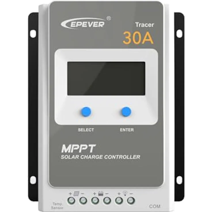 EPEVER MPPT Laderegler 30A Tracer3210AN Solar-Laderegler auto work 12V/24V LCD Display commen negative Erdung