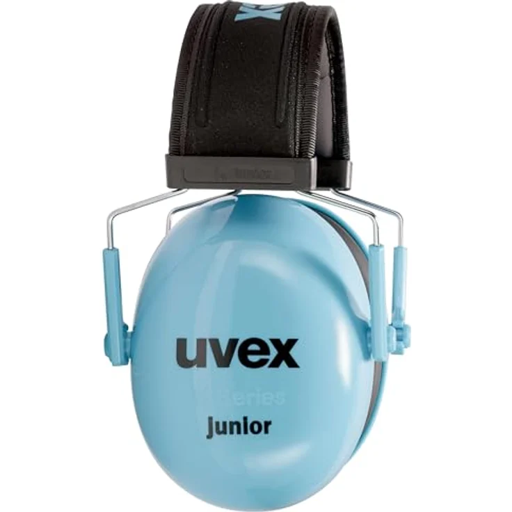 Uvex Kinder Gehörschützer 29dB | Kompakter, Faltbarer und Verstellbarer Kapselgehörschutz | Verstellbarer Ohrschützer | Gewicht: 160g | Farbe: Blau – Bild 7