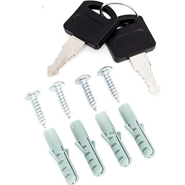 Relaxdays Briefkasten mit Zeitungsfach, Postkasten aus Edelstahl und Glas, Mit Motiv, HBT: ca. 40 x 35 x 14 cm, silber - grau – Bild 6