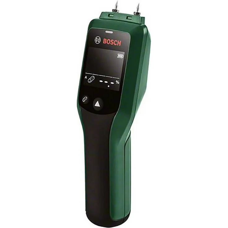 Bosch Home & Garden Feuchtigkeitsmesser Holzfeuchtigkeitsmesser UniversalHumid, LED-Ampel, Selbsttest, nachhaltig, Karton, Armband, 3 x Batterie 1,5V LR03 (AAA) – Bild 1