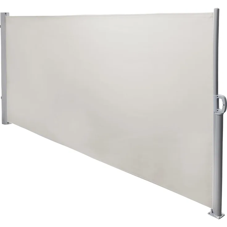Normani Seitenmarkise, Sicht- und Sonnenschutz 150 x 300 cm, wasserabweisendes Polyestergewebe mit einfachem Aufrollmechanismus