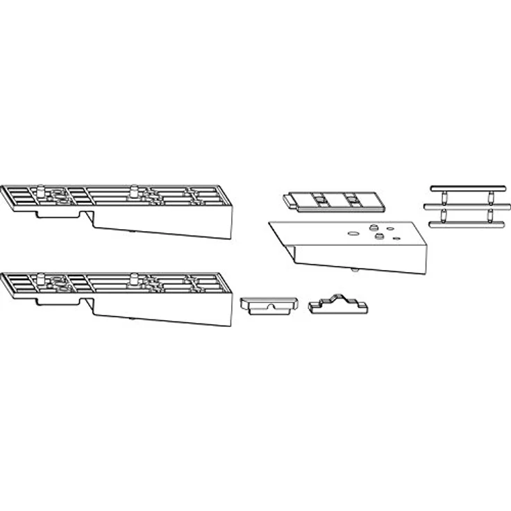 MACO Fiber-Therm Zubehör 78/28, hoch Laufschiene, Schema A, silber, 102741 – Bild 1