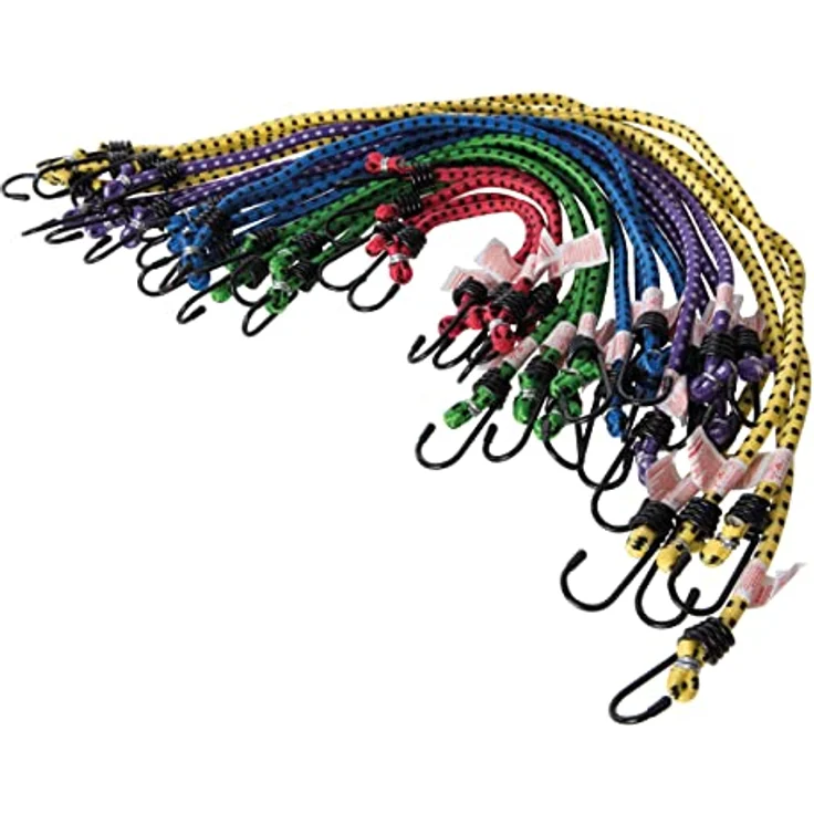 Silverline Spannseile, 20-tlg. Satz, 20 Stück, Multi, 759497 - Preisvergleich – Bild 1