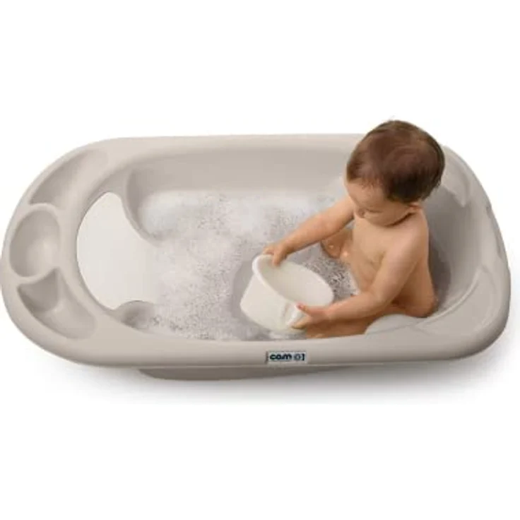 CAM Baby-Badewanne Bollicina, anatomisch geformt für Kinder von 0-12 Monaten, rutschfest und kompakt – Bild 9