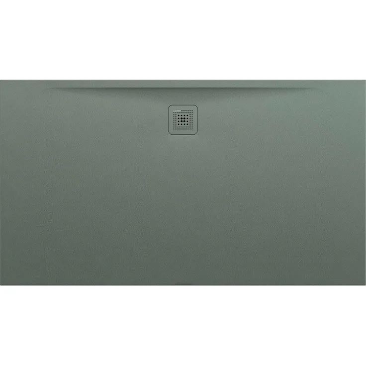 Laufen Pro Duschwanne, superflache Duschwanne 1600x900x33mm, antibakteriell und rutschhemmend in Betongrau