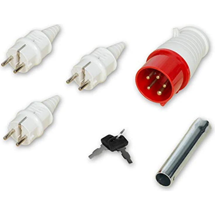 EBERTH 5500 W Stromerzeuger SM1-ER5500-3F, 13 PS 4-Takt Benzinmotor mit E-Start und 3-Phasen Anschluss – Bild 9