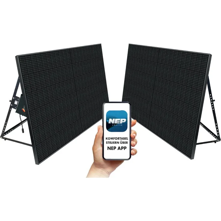 SCHWAIGER SOKW6420, Solaranlage 2er Set bifazial Full Black, 840Wp, Versandkostenfrei