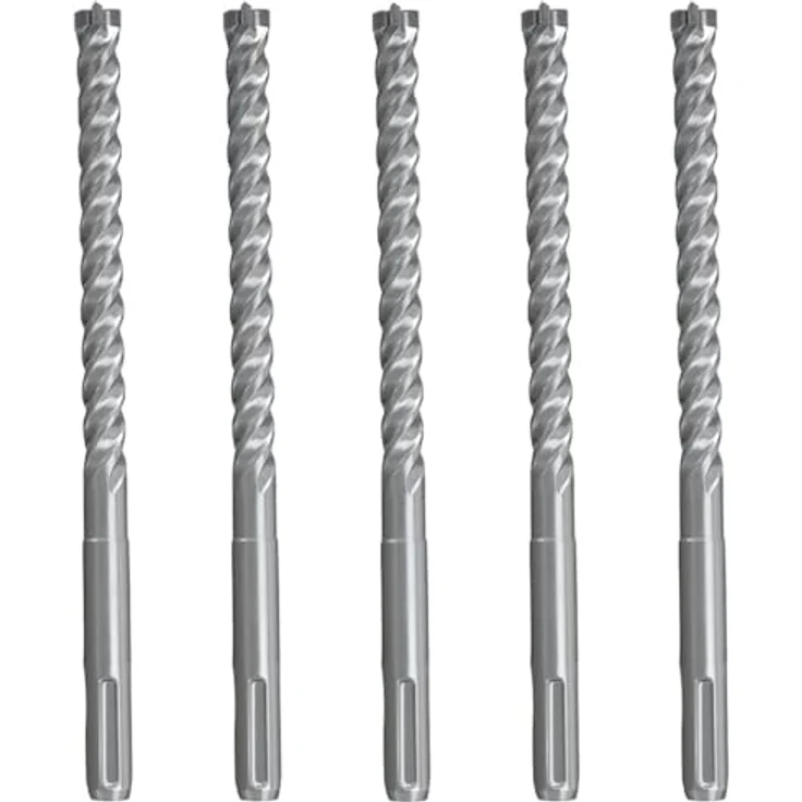 fischer 549933 Broca SDS Plus Quattric II, Bohrer 12 mm Durchmesser, 160 mm Gesamtlänge, 5er Pack – Bild 1