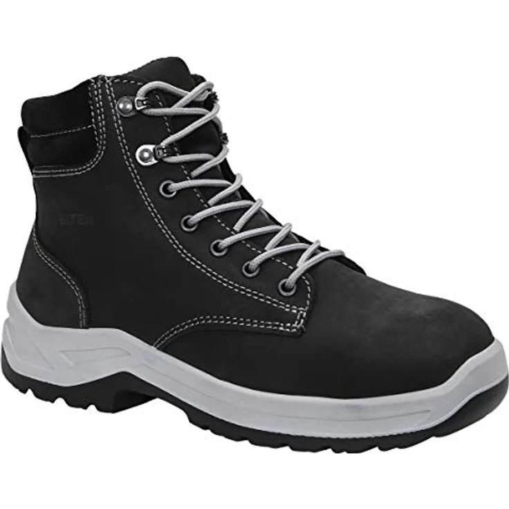 ELTEN Arbeitsschuh LILLY black Mid ESD S3 - Sportlicher Sicherheitsstiefel für Damen in Schwarz und Grau – Bild 1