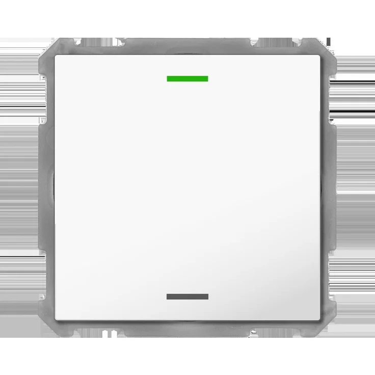 MDT Taster Light 63 1-fach BE-TAL63T1.01, KNX Bewegungsmelder mit RGBW-LEDs, weiß glänzend