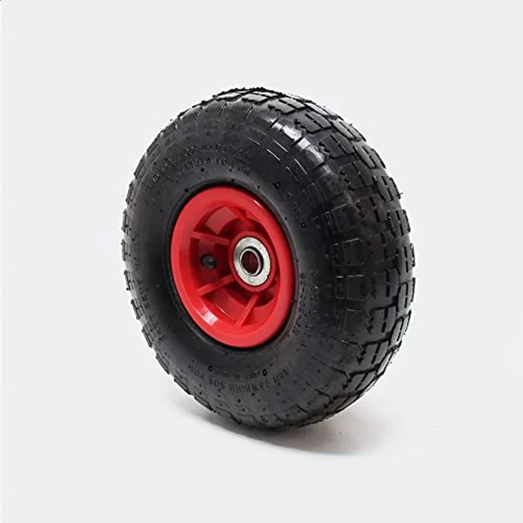 Reifen für Profi Transport Stapelkarre Sackkarre 4.10-3.50-4 Lager Ø 25mm Luftreifen – Bild 4