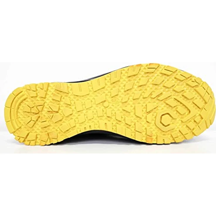 Base Footwear Sicherheitsschuh, Base Kaptiv, Aluminium Schutzkappe, grau/gelb – Bild 3