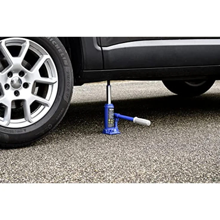 Michelin Flaschenheber 3T, Wagenheber mit Hubhöhe von 195 mm bis 385 mm, Komfortgriff und Gummisohle – Bild 7