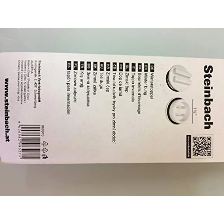 Steinbach Massivpool-Einzelkomponente Winterstoppel, inkl. O-Ring, 1,5 Zoll Außengewinde, Doppelpack, 060910 – Bild 4