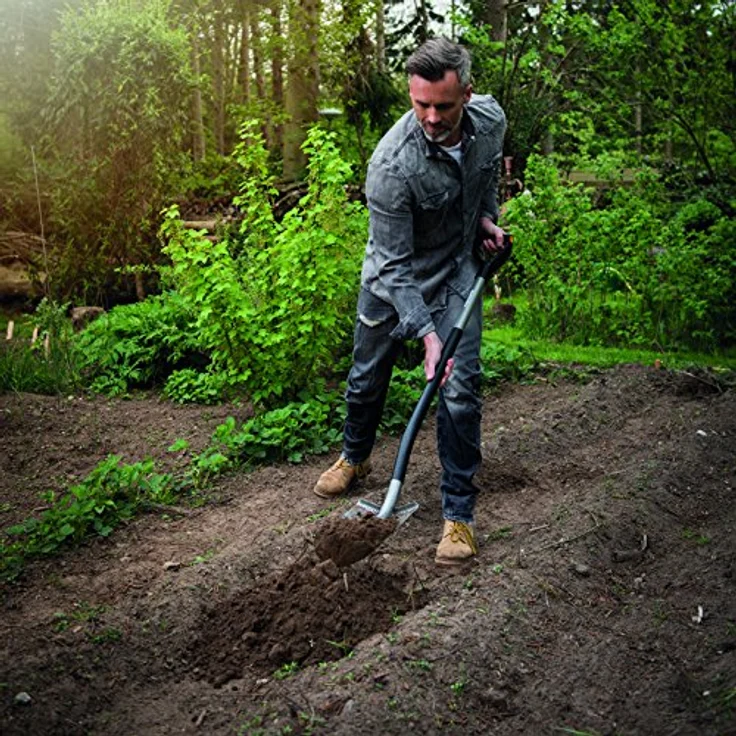 Fiskars Ergonomic Gärtnerspaten, rund – Bild 3