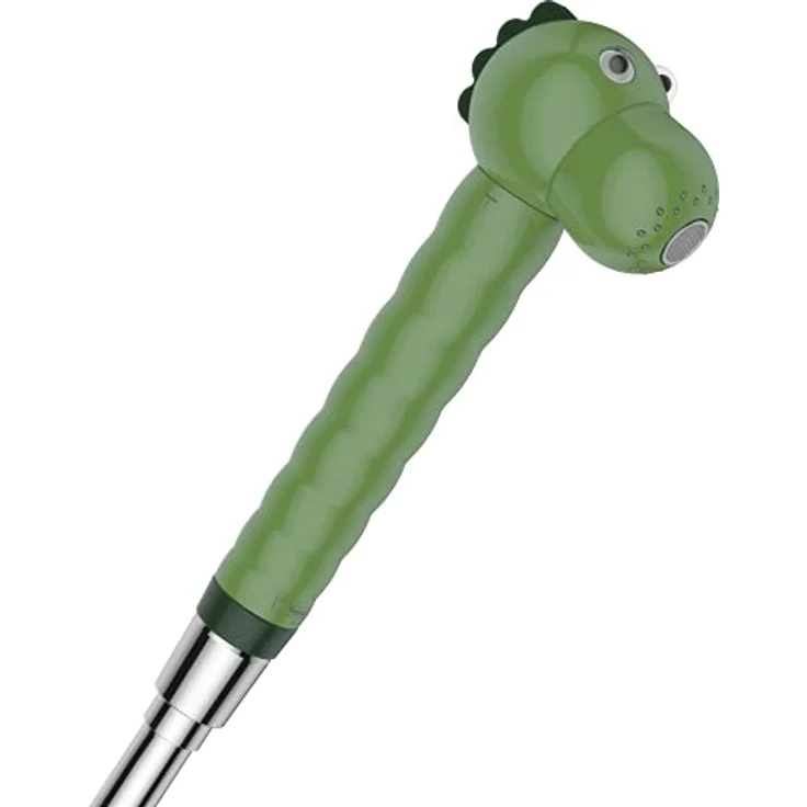 hansgrohe Kinderhandbrause Jocolino, Duschkopf für Kinder, 2 Strahlarten, Taufgeschenke, Geschenke zur Taufe, Krokodil – Bild 1
