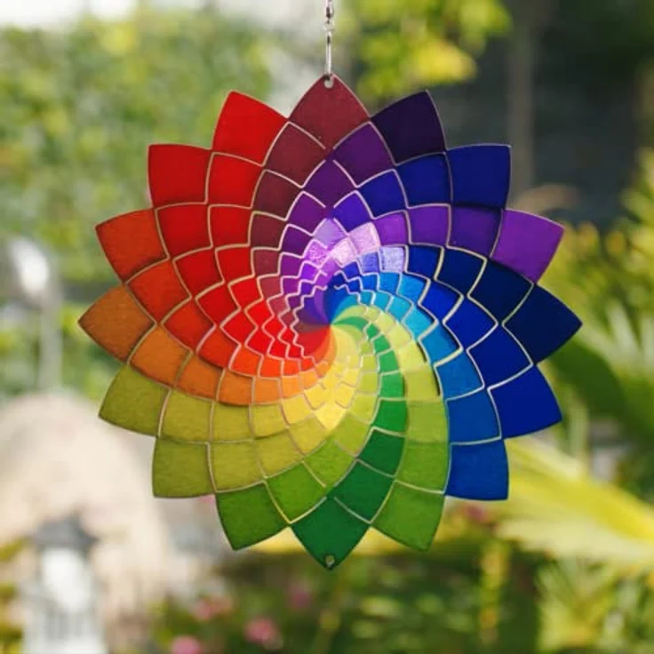Edelstahl Rainbow: Star 250 - Windspiel – Bild 5