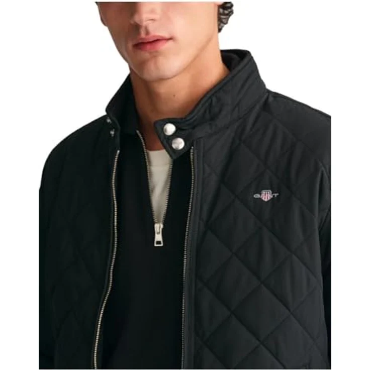 Gant Steppjacke QUILTED WINDCHEATER mit Rautensteppung, Arbeitsjacke in Webstoff, wasserabweisend, marineblau – Bild 2