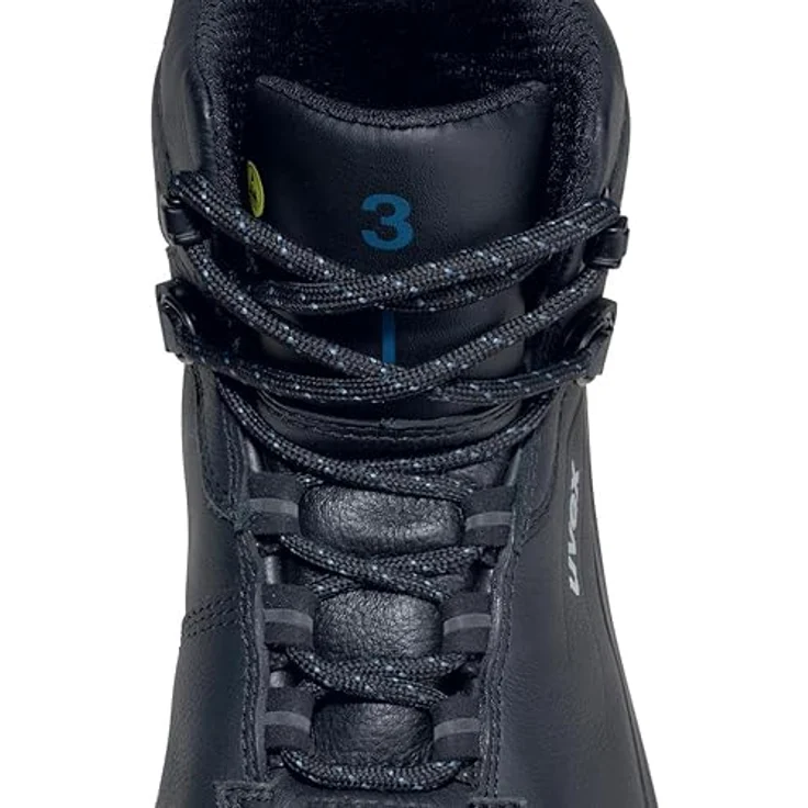 Uvex Sports uvex 3 MACSOLE Stiefel S7 68632, schwarze Sicherheitsschuhe mit hitze-, chemikalien- und schnittbeständiger MACSOLE Gummilaufsohle, Weite 11, Größe 43 – Bild 5