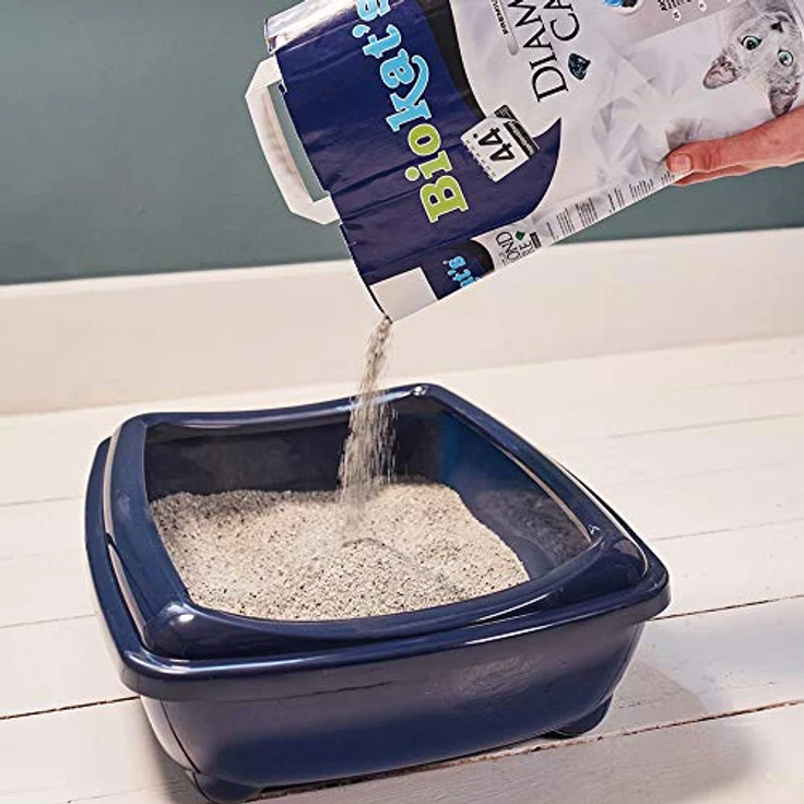 Biokat's Diamond Care Classic ohne Duft - Feine Katzenstreu mit Aktivkohle und Aloe Vera - 1 Sack (1 x 8 L) – Bild 4