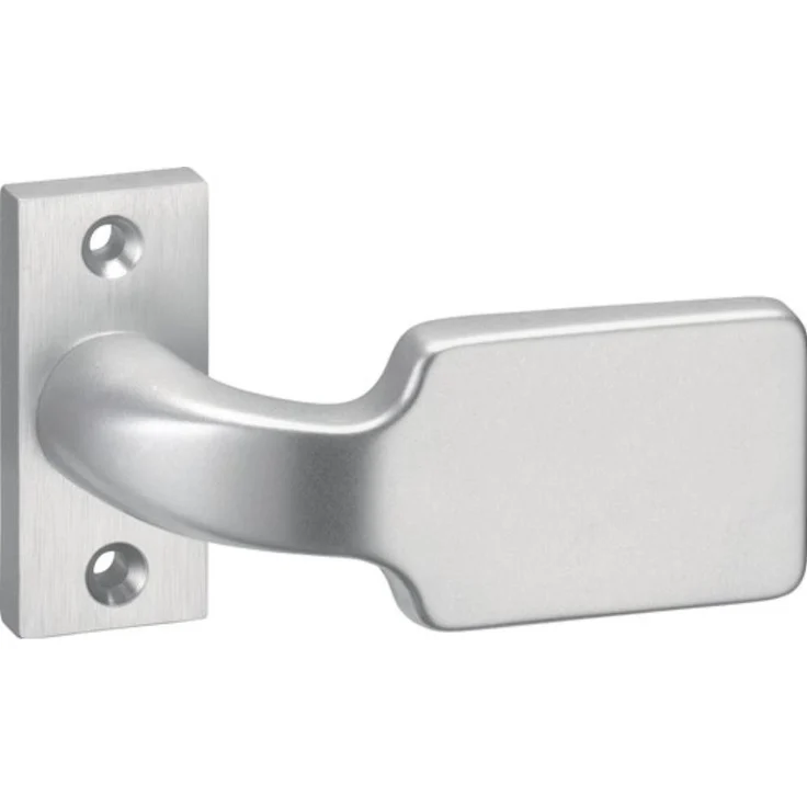 EDI Profiltürknopf 1315/0000, Türgriff + Türgarnitur aus Aluminium F1, fest/drehbar, ergonomische Form, 50 mm Schraublochabstand