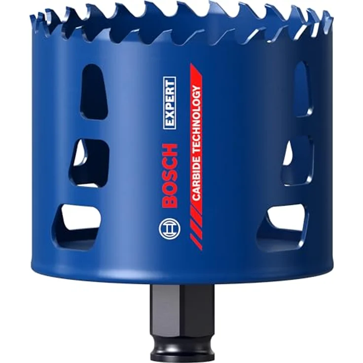Bosch EXPERT Multi Material Power Change Plus-Lochsäge, Ø 80 mm für Holz, Metall und Ziegelstein, überragende Lebensdauer, Professional Zubehör Bohrmaschine – Bild 1