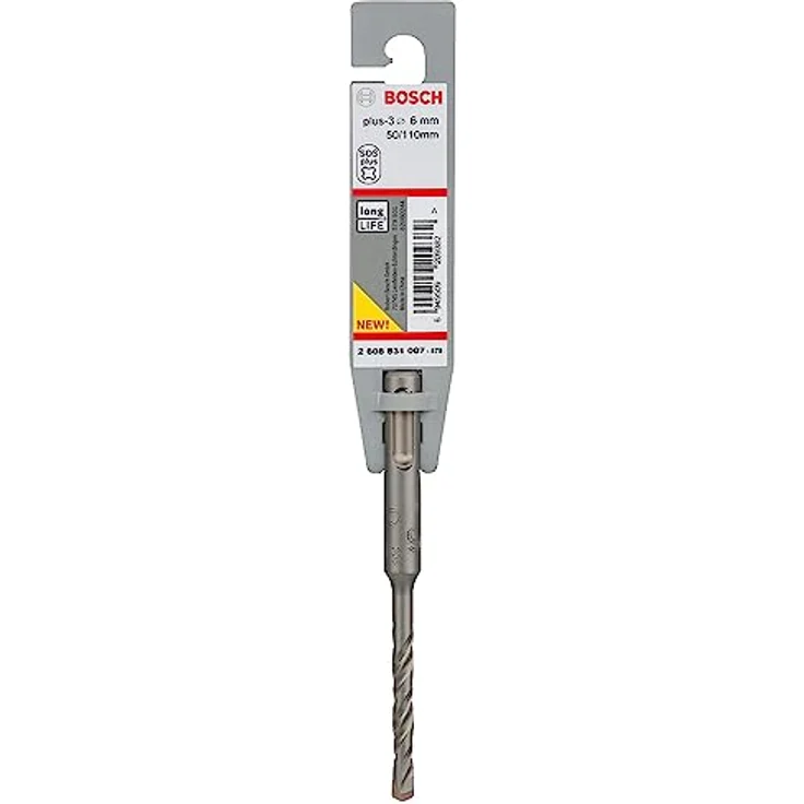 Bosch Professional Hammerbohrer SDS plus-3 (für Beton, 6 x 50 x 110 mm, Zubehör Bohrhammer) – Bild 2