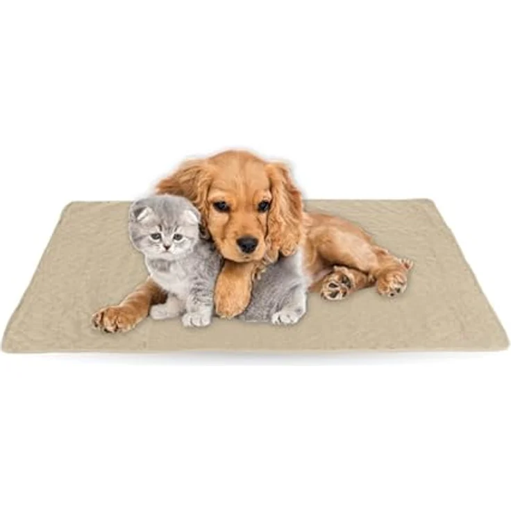 Haustiermatte - weiche warme Haustierdecken ÖKO-TEX 100 perfekt für Katzen bis große Hunde - S-XL - Steppdecke für Sofa/Bett - Schutz – Bild 1