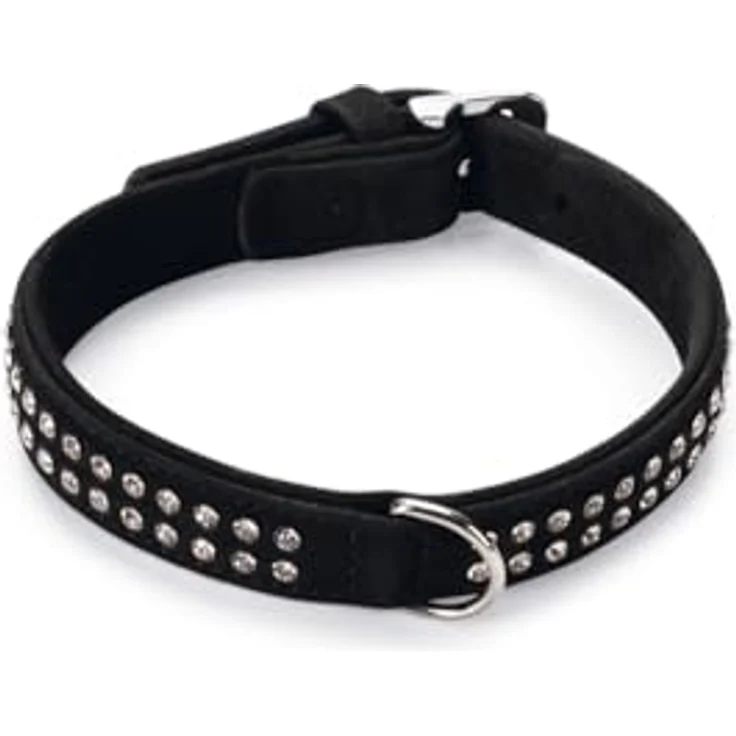 Karlie Halsband Buffalo Strass (M, Hund, Spazieren), Halsband + Leine – Bild 3