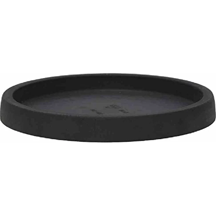Floralo Untersetzer Terni frostsicher, rund, schwarz / granit, 30 cm – Bild 2