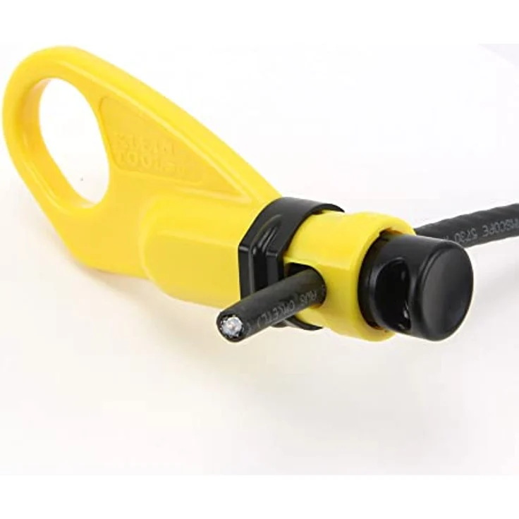 Klein Tools VDV110-061 Abisolierwerkzeug für Koaxialkabel, 2 Stufen einstellbar, radial, Gelb-schwarz – Bild 10