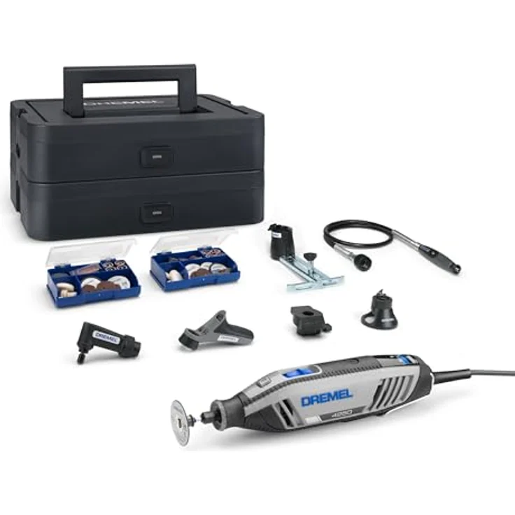 DREMEL DREMEL 4250-6/128 Platinum+ Box, Akku-Multifunktionswerkzeug mit 175-Watt-Motor, 6 Aufsätzen und 128-tlg. Zubehörset – Bild 1