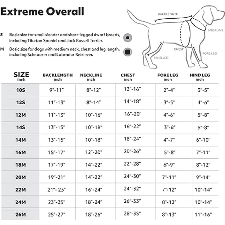 Extreme Overall Winterjacke für Hund (BlackBerry, 25S) – Bild 3