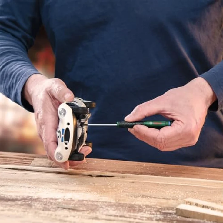 Bosch Handwerkzeug-Adventskalender 2024, 33-teilig (Werkzeug-Set mit Bit-Ratschenschraubendreher T-Griff, Präzisionsschraubendreher, Bit-Schraubendreher Stubby, Zubehör, Korkenzieher, Tasche) – Bild 5
