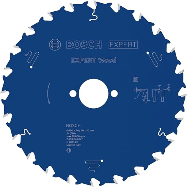 Bosch Professional Kreissägeblatt Expert für Wood (Holz, 190 x 30 x 2,6 mm, 24 Zähne, Zubehör Kreissäge) – Bild 2