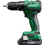 HIKOKI Akku Schlagbohrschrauber DV18DA (18V, Li-Ion, 50Nm Festdrehmoment, 2 Gang-Getriebe, LED, im Transportkoffer)